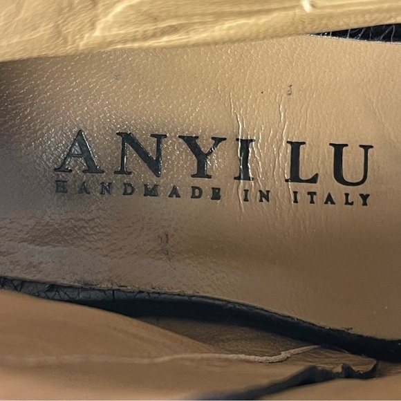 Anyi Lu Vanessa Ankle Booties Boots Black - Picture 11 of 13